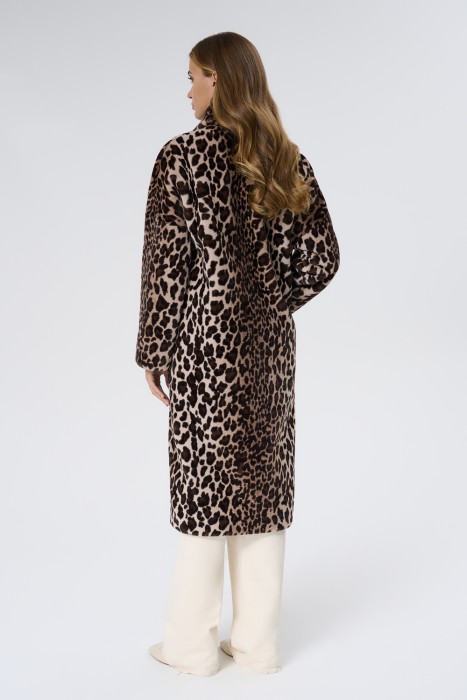 шуба из шерсти кролика по цене 17120 руб вид справа