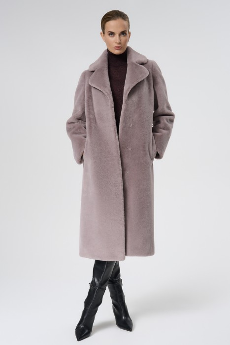 шуба из шерсти кролика 724026003 фотография