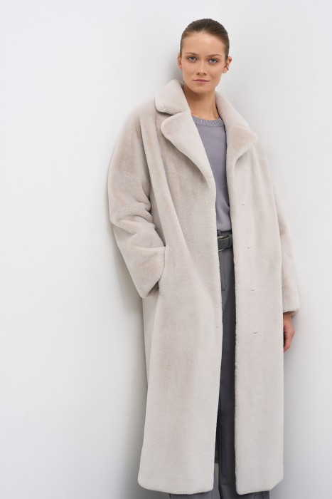 шуба из шерсти кролика 783196003 фотография