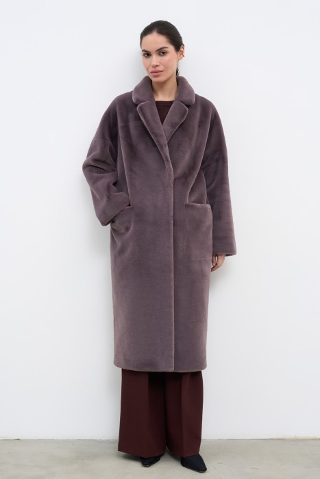 шуба из шерсти кролика 783173003 фотография