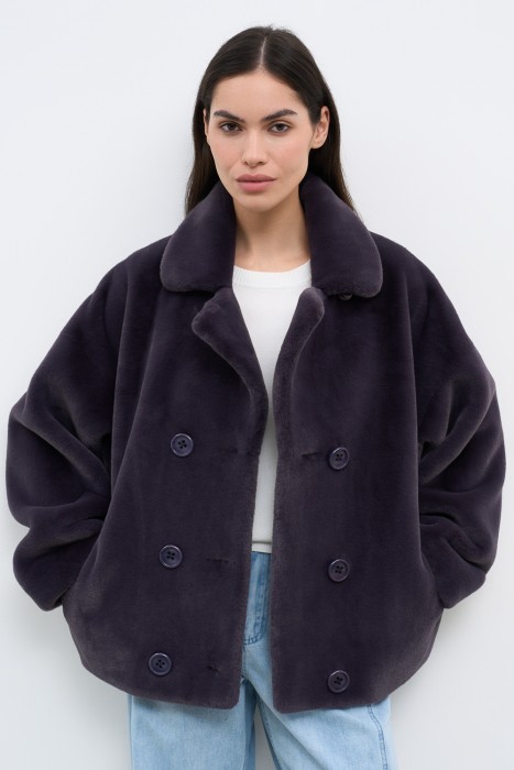 шуба из шерсти кролика 783198003 фотография