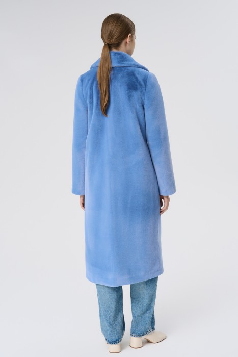 шуба из шерсти кролика по цене 16080 руб вид справа