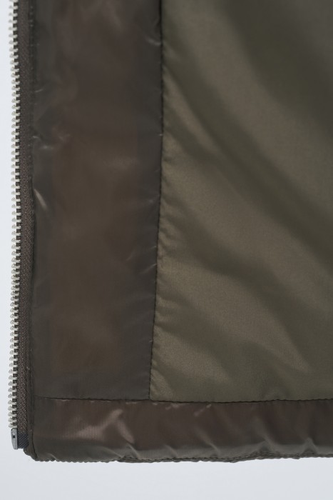 стеганая куртка с капюшоном от бренда снежная королева вид слева