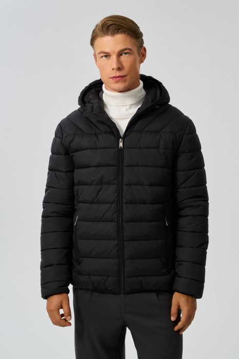 стеганая куртка с капюшоном 772503003 фотография