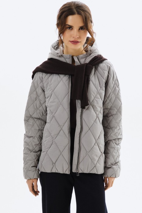 стеганая куртка с капюшоном 807955003 фотография