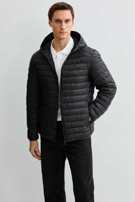 стеганая куртка с капюшоном 809941003 фотография