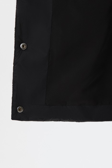 стеганая куртка с отделкой из россии вид сбоку