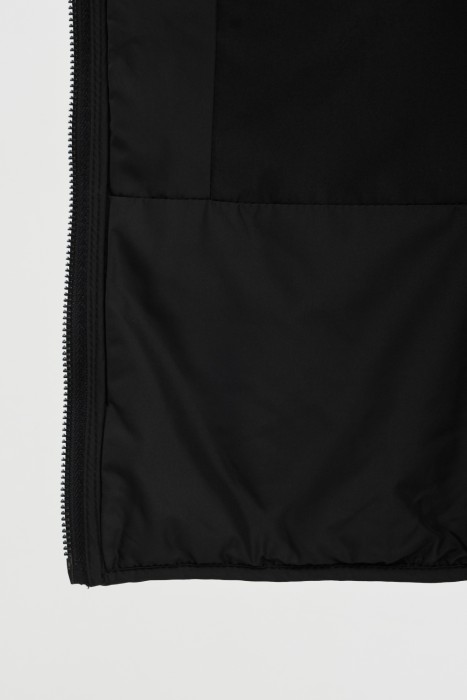 стеганая куртка с отложным воротником из россии вид сбоку