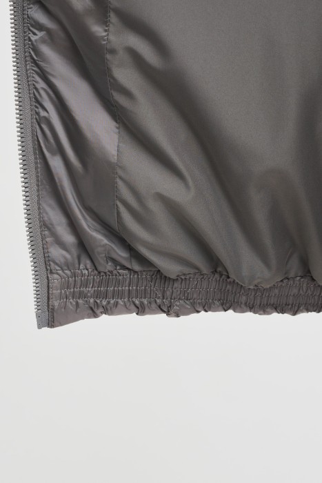 стеганая куртка с воротником-стойкой из россии вид сбоку