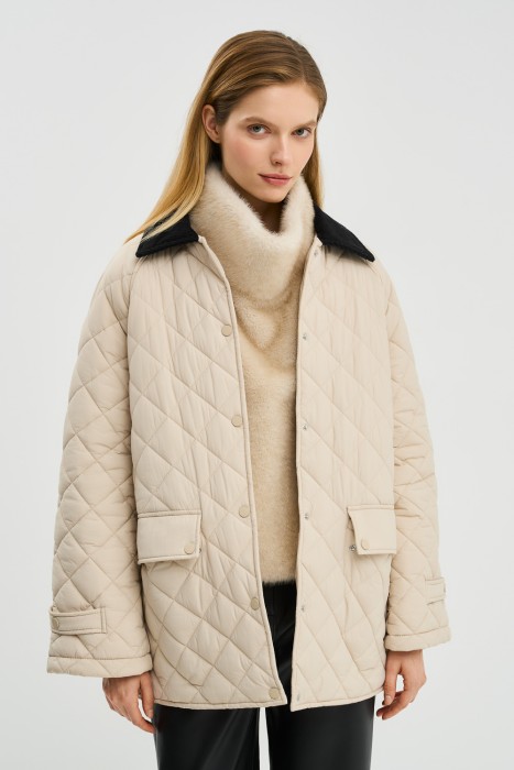 стеганая куртка из россии вид сбоку