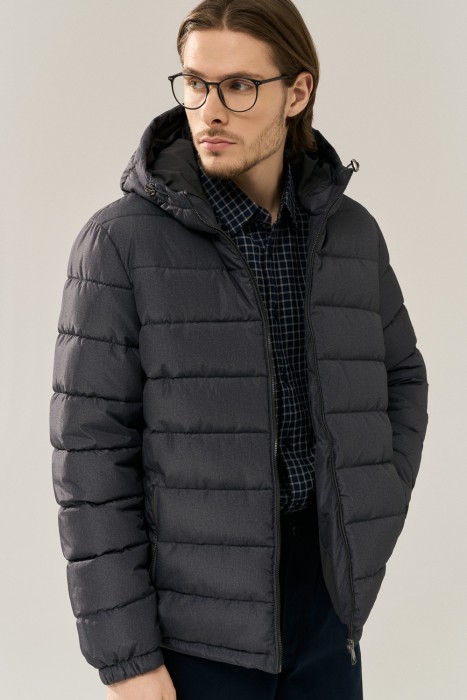 стеганая куртка от бренда снежная королева вид слева