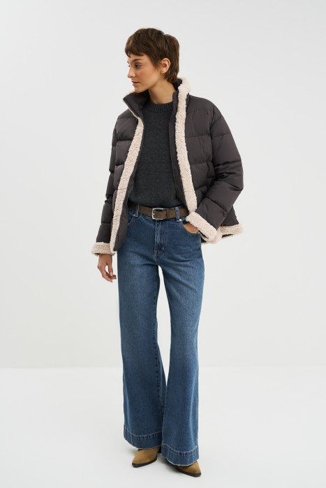 стеганая куртка из россии вид сбоку