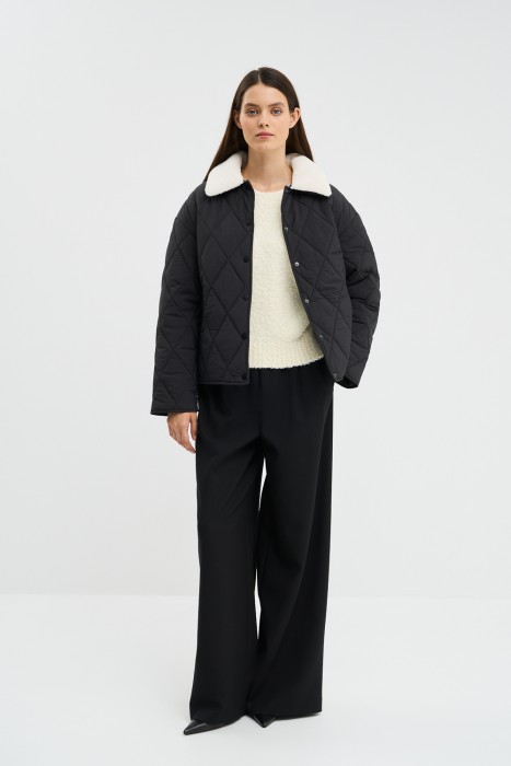 стеганая куртка из россии вид сбоку