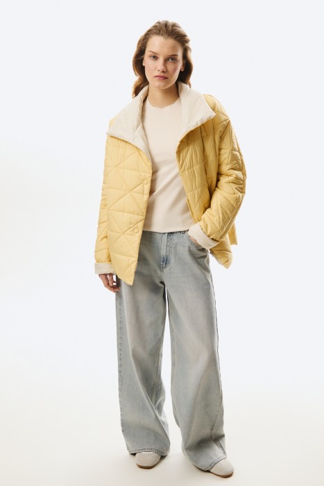 стеганая куртка из россии вид сбоку