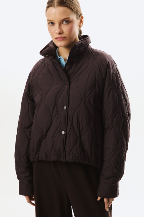 стеганая куртка от бренда снежная королева вид слева