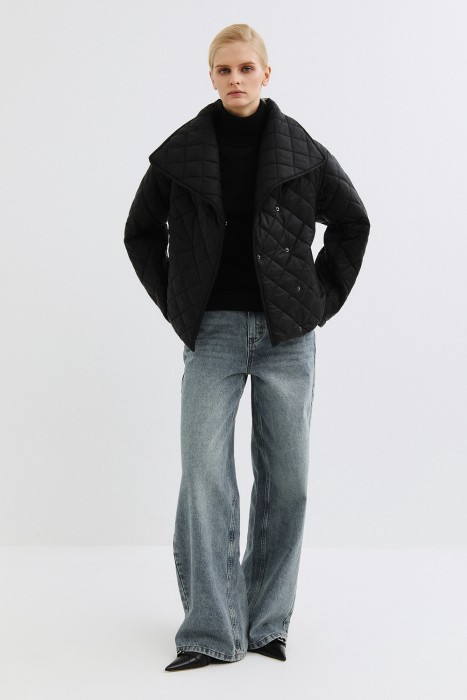 стеганая куртка из россии вид сбоку