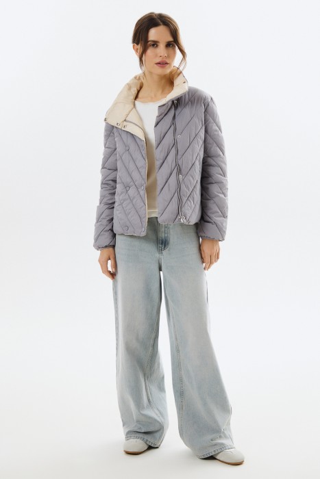 стеганая куртка из россии вид сбоку