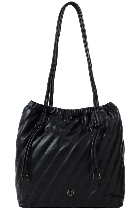 стеганая сумка из искусственной кожи от бренда снежная королева вид слева