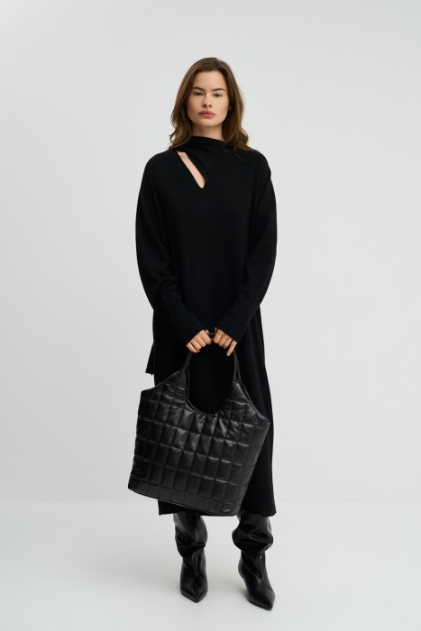 стеганая сумка шоппер из искусственной кожи 788156003 фотография