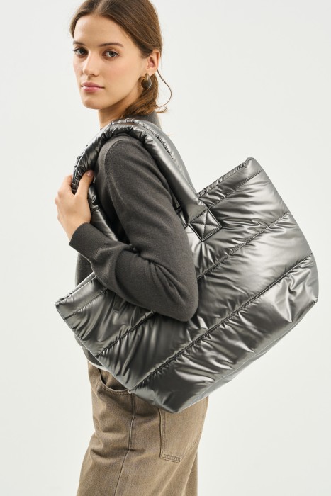 стеганая сумка-шоппер 787302003 фотография