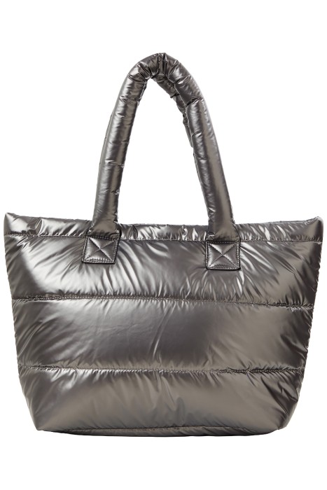 стеганая сумка-шоппер от бренда снежная королева вид слева