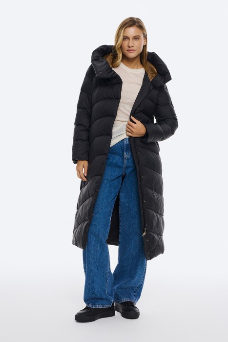 стеганое пальто с капюшоном 738991003 фотография