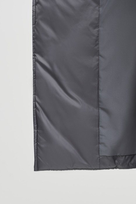 стеганое пальто с поясом из россии вид сбоку