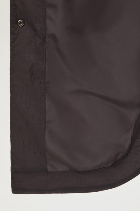 стеганое пальто с поясом из россии вид сбоку