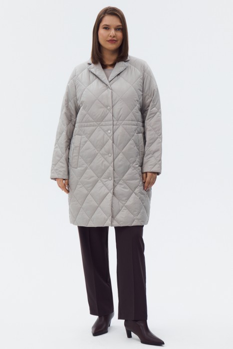 стеганое пальто по цене 5080 руб вид справа