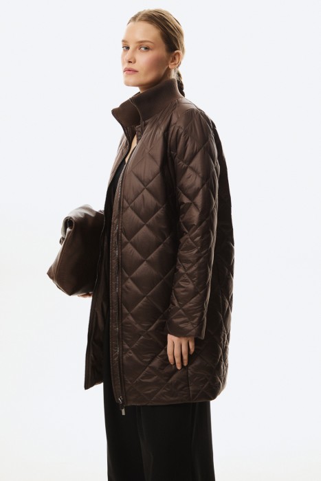 стеганое пальто 807404003 фотография