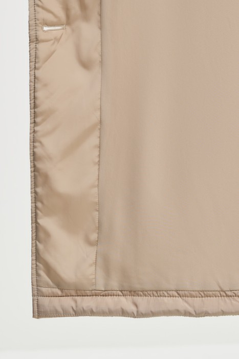 стеганое пальто из россии вид сбоку