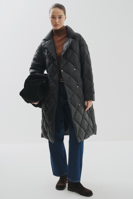 стеганое зимнее пальто 786754003 фотография