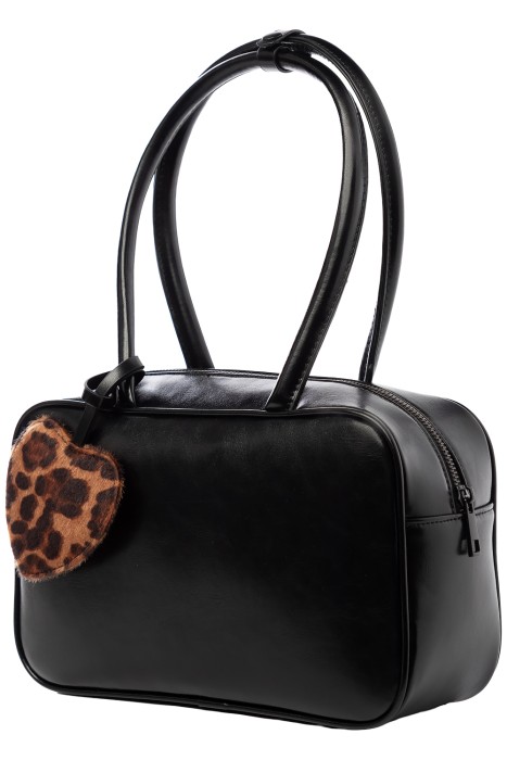 сумка багет из искусственной кожи из россии вид сбоку