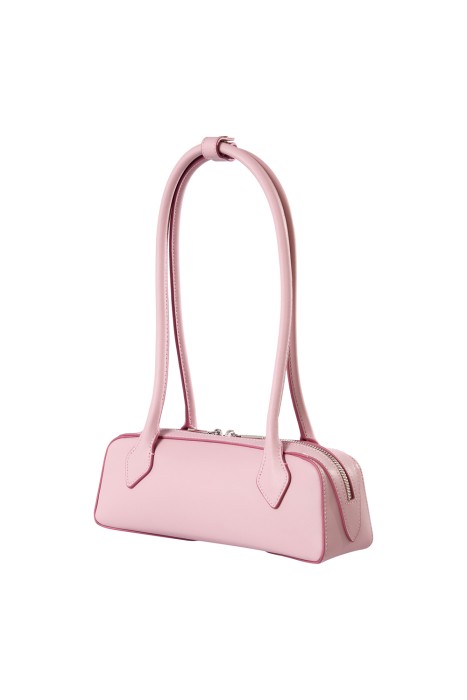 сумка багет из натуральной кожи из россии вид сбоку