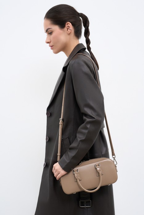 сумка багет из натуральной кожи 786282003 фотография