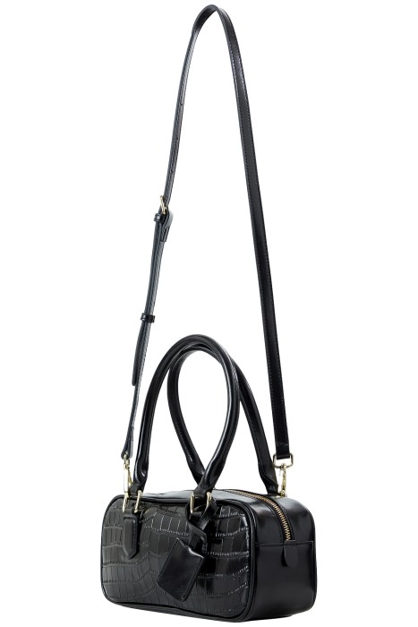 сумка багет из натуральной кожи из россии вид сбоку