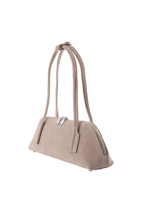 сумка багет из натуральной замши по цене 8050 руб вид справа