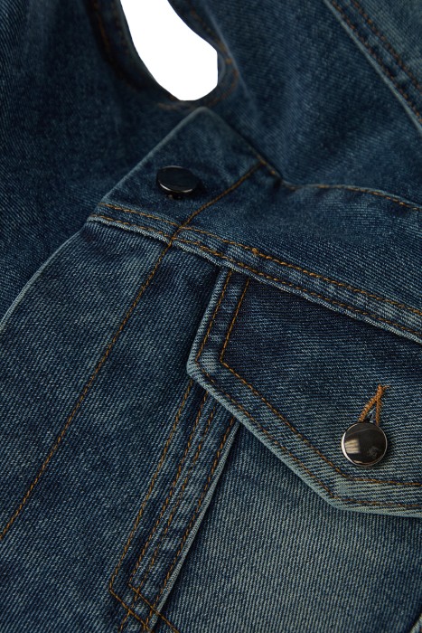 сумка из денима от бренда снежная королева вид слева