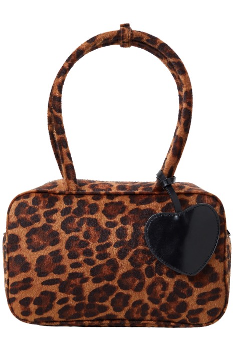 сумка из искусственного меха от бренда снежная королева вид слева