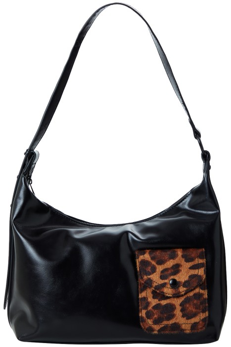 сумка из искусственной кожи от бренда снежная королева вид слева