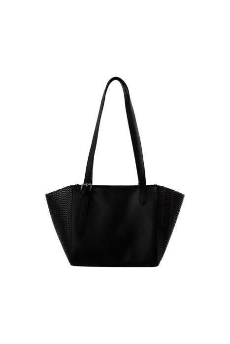 сумка из искусственной кожи от бренда снежная королева вид слева