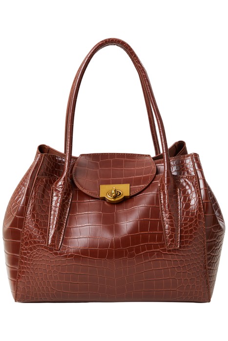 сумка из искусственной кожи от бренда снежная королева вид слева