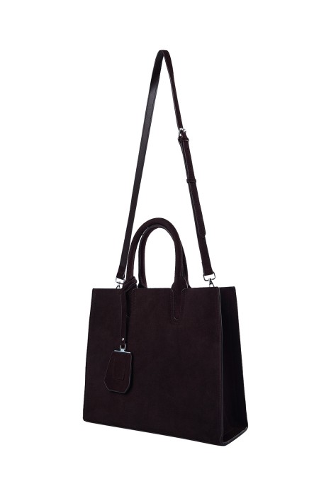 сумка из натуральной кожи из россии вид сбоку