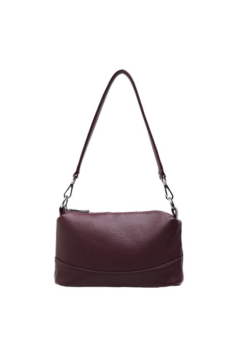 сумка из натуральной кожи от бренда снежная королева вид слева