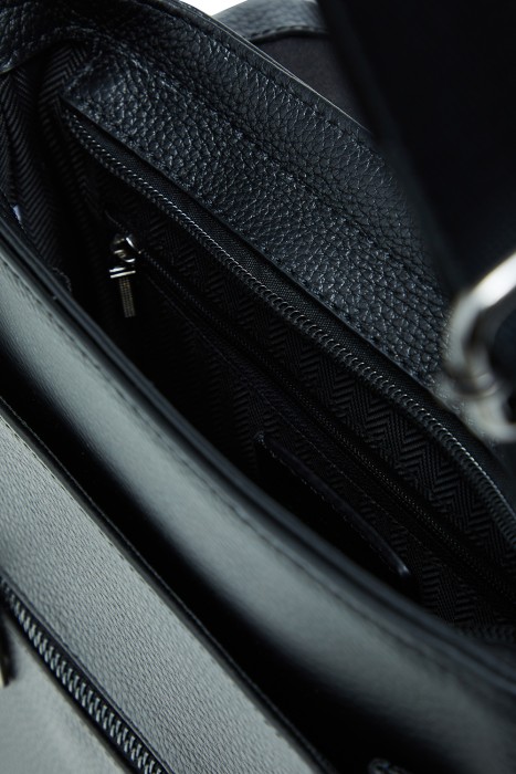 сумка из натуральной кожи из россии вид сбоку