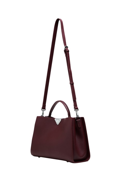 сумка из натуральной кожи из россии вид сбоку