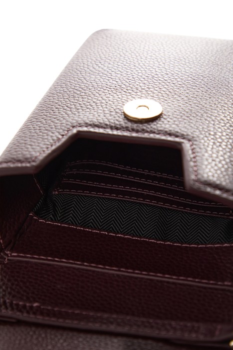 сумка из натуральной кожи из россии вид сбоку