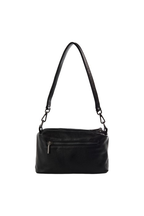 сумка из натуральной кожи от бренда снежная королева вид слева