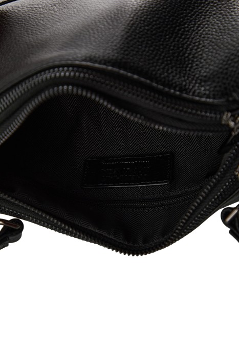 сумка из натуральной кожи из россии вид сбоку