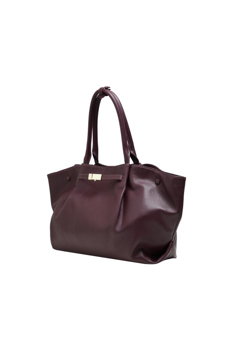 сумка из натуральной кожи из россии вид сбоку